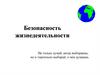 Безопасность жизнедеятельности