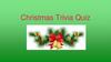 Christmas Trivia Quiz. Vocabulary