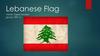 Lebanese flag