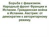 Борьба с фашизмом. Народный фронт Франции и Испании. Гражданская война в Испании. Австрия: от демократии к авторитарному