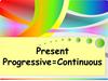 Present Progressive=Continuous
