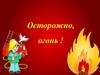 Осторожно, огонь !