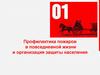 Профилактика пожаров  и организация защиты населения. Первичные средства пожаротушения