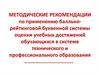Применение балльно-рейтинговой буквенной системы оценки учебных достижений обучающихся