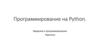 Программирование на Python. Введение в программирование