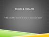 Food & health