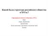 Какой была структура российского общества в XVI в.?