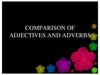 Comparison of adjectives and adverbs