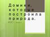 Домики, которые построила природа. ИЗО