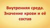 Внутренняя среда. Значение крови и её состав