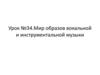 Мир образов вокальной и инструментальной музыки. Урок №34