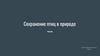 Сохранение птиц в природе
