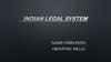 Indian Legal System