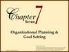 Organizational Planning & Goal Setting