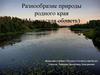 Разнообразие природы родного края (Московская область). 3 класс