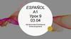 Español. Урок 9