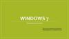 Windows 7. Операционная система