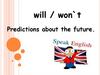 Predictions about the future