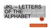 Jkl – letters of the alphabet
