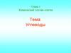 Углеводы. Химический состав клетки