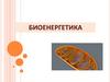 Биоенергетика