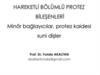 Hareketli̇ bölümlü protez bi̇leşenleri̇. Mi̇nör bağlayicilar.protez kai̇desi̇.suni̇ di̇şler