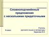 Сложноподчинённые предложения с несколькими придаточными. 9 класс