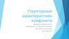 Структурные характеристики конфликта