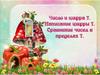 Число и цифра 7. Написание цифр 7. Сравнение чисел в пределах 7