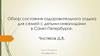 Обзор состояния оздоровительного отдыха для семей с детьми-инвалидами в Санкт-Петербурге