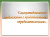 Сложноподчиненное предложение с придаточными определительными