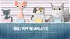 Cartoon little animal templates