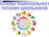 Оптимальный рацион питания для школьников