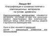 Классификация и основные понятия о композиционных материалах на основе древесины. Лекция №1