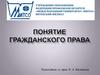 Понятие, предмет и метод гражданского права