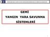 Gemi̇. Yangin yara savunma si̇stemleri̇