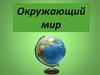 Окружающий мир