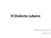 El Dialecto cubano