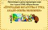 Природные богатства и труд людей - основа экономики. 3 класс