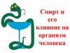 Спирт и его влияние на организм человека