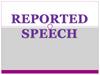 Reported Speech