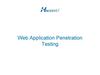Web Application Penetration Testing