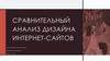 Сравнительный анализ дизайна интернет-сайтов