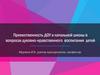 Преемственность ДОУ и начальной школы в вопросах духовно-нравственного воспитания детей