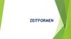 Zeitformen
