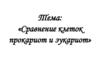 Сравнение клеток прокариот и эукариот