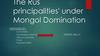 The Rus principalities under mongol domination