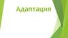 Адаптация организмов к внешним условиям