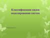 Классификация видов моделирования систем