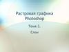 Растровая графика Photoshop. Слои